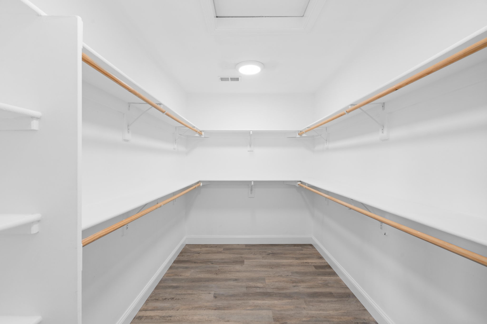 Walk-In Closet — New LVP and Shelving — JB Design and Renovations Dumfries VA