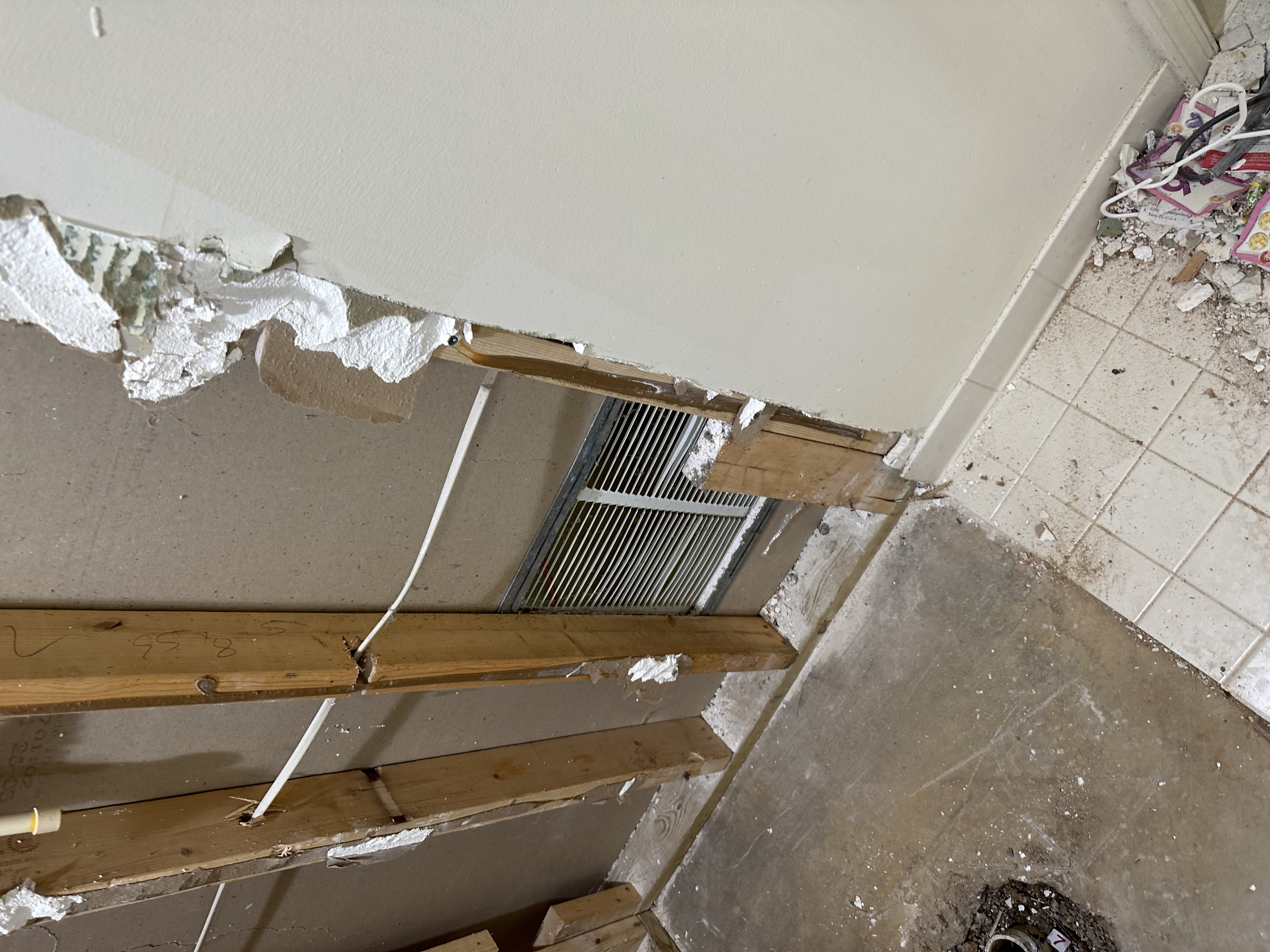 Flood Damage — Wall Demo — JB Design and Renovations Dumfries VA