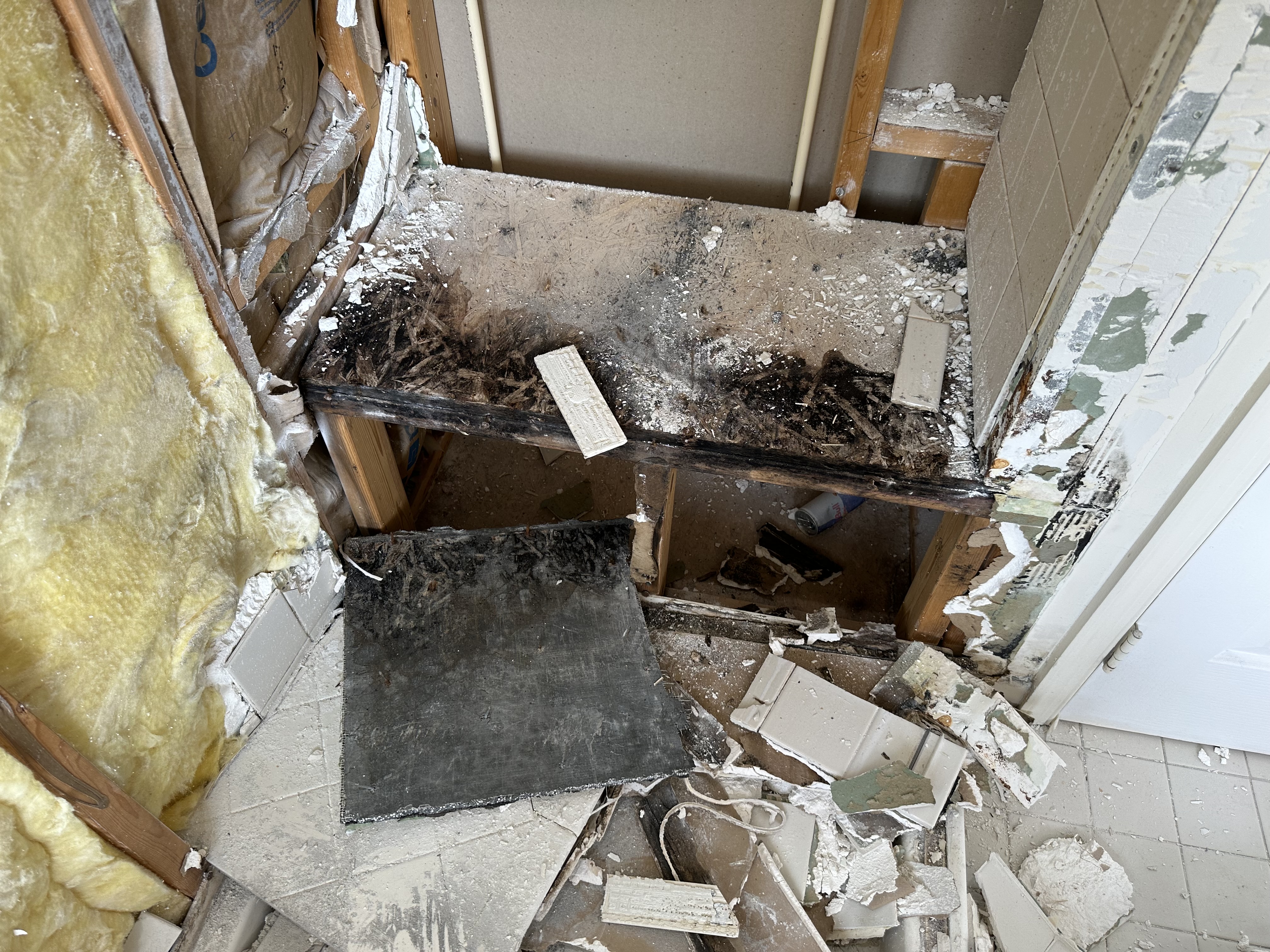 Bathroom — Water Damage and Rot — JB Design and Renovations Dumfries VA